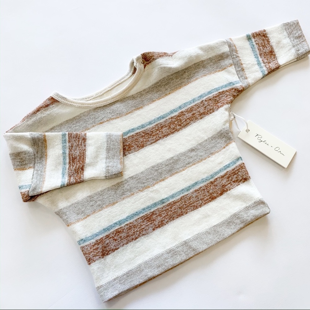 Rylee + Cru boxy striped tee